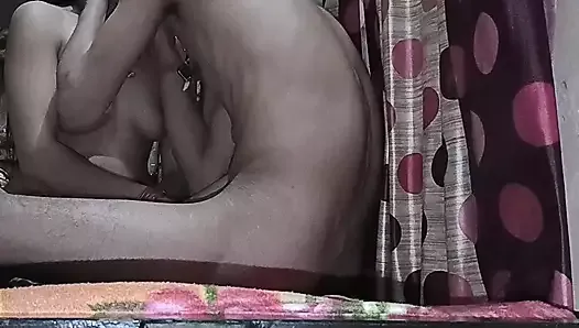 Fucking hard my hot wife in standing doggy style and cum on her ass