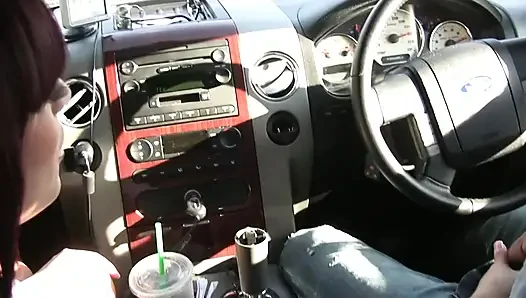 Dripping Car Fingering to Ahegao Drooling Blowjob Madness