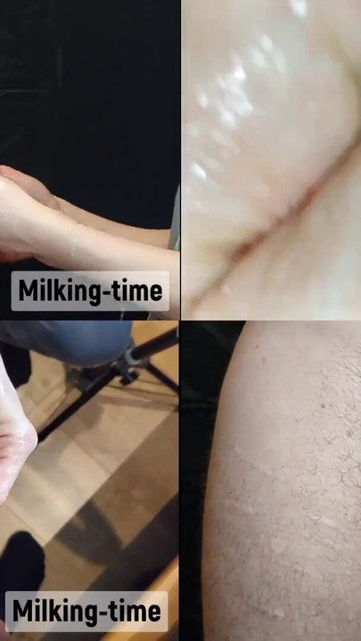 Fängslande ögonblick från "Det finns överallt! Split-screen cumpilation 2 (mjölkningstid)"