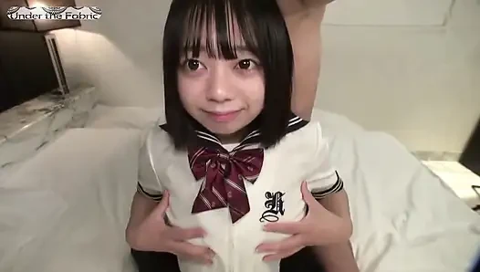 Cewek cantik yang mirip g-cup - kencan hotel seragam berubah jadi intim