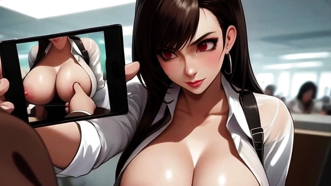 性感的秘书们喜欢炫耀他们的天然巨乳