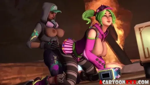 Fortnite sex compilation with hard action
