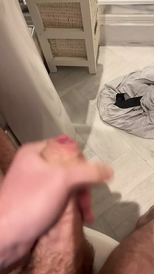 Horny wank.