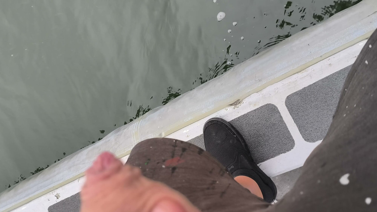 I pee in the ocean :)