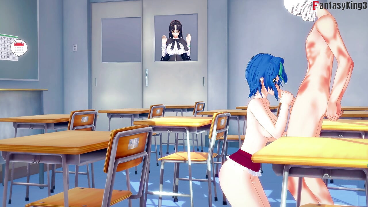 Xenovia Quarta gets caught sucking dick - HS DXD NTR Madness 13
