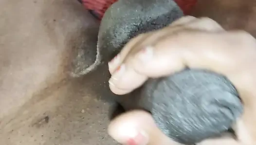 When the aunt next to her asked to move her penis, she started getting eager to her.