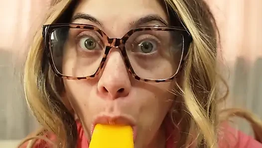 Indian Stepsister Sucks Ice Cream and Loves Sucking It Because It's Like Sucking Dick, but Not Because the Ice Cream