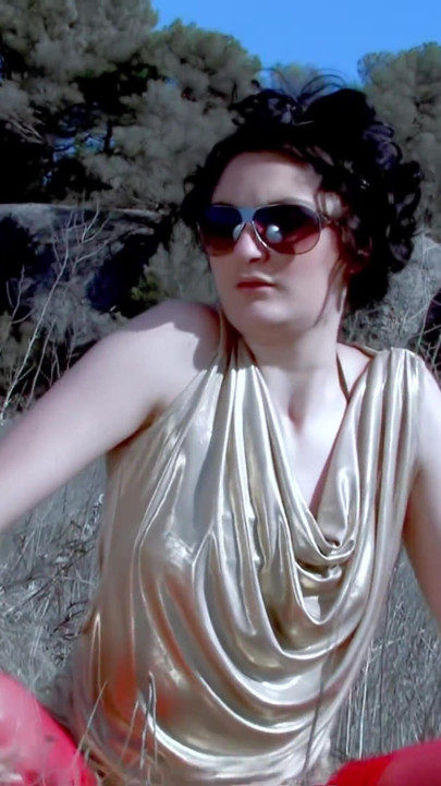 Olly Doll: Sexy Strip in the Nature