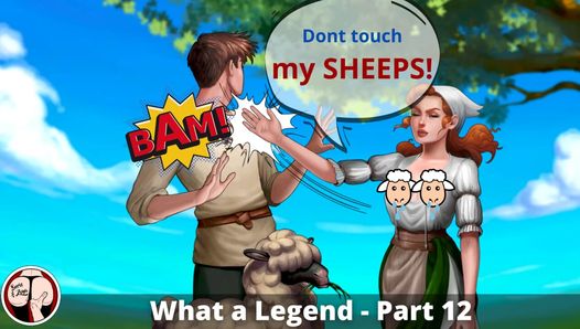 Wal 12 - boze herder vindt het niet leuk als iemand naar haar twee schapen kijkt