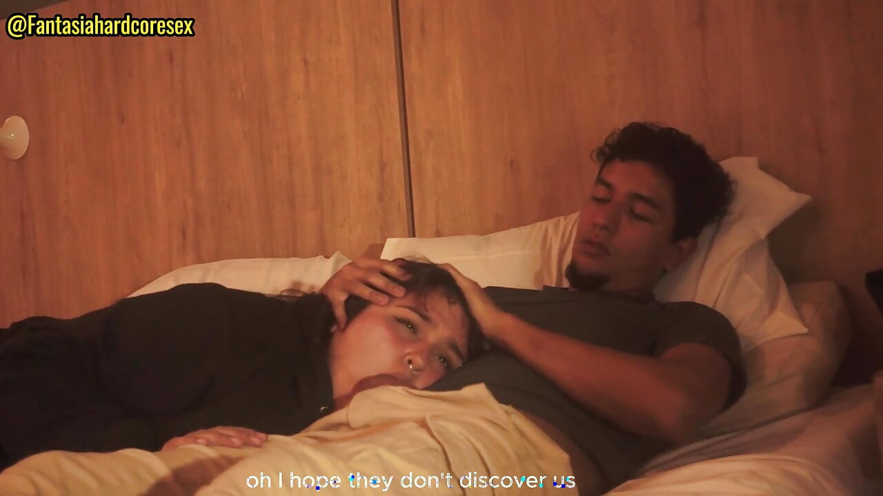 My Stepsister Swallows My Penis After Watching the Movie, They Almost Discovered Us