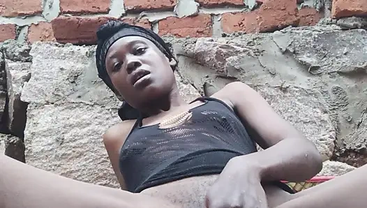 Komm mit mir, während du an einem offenen ort bin