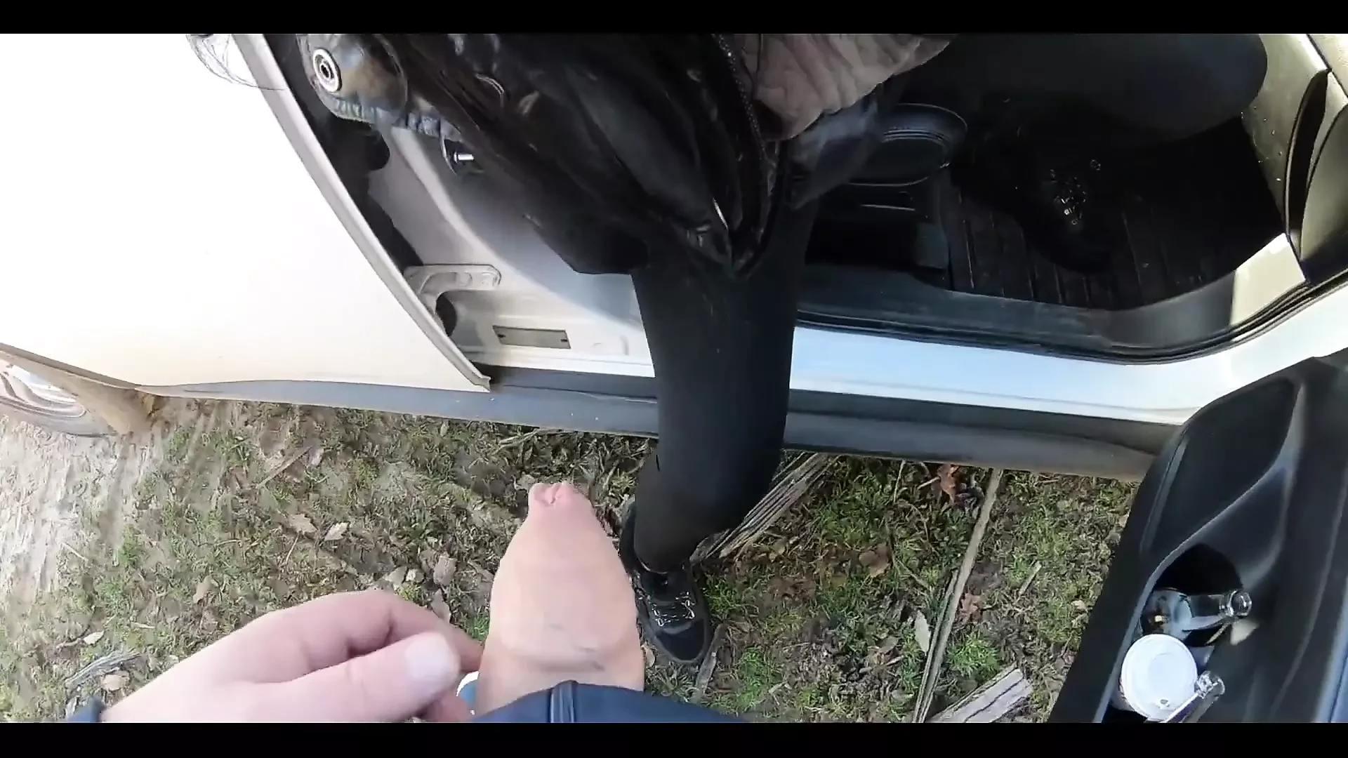 Almost Caught- Out-door Blow-job