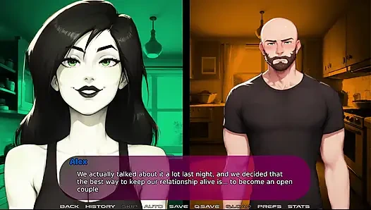 My Girlfriend's New Kink Is an Adult Visual Novel Where You Take on the Role of a Young University Student. Your Girlfriend, Ann