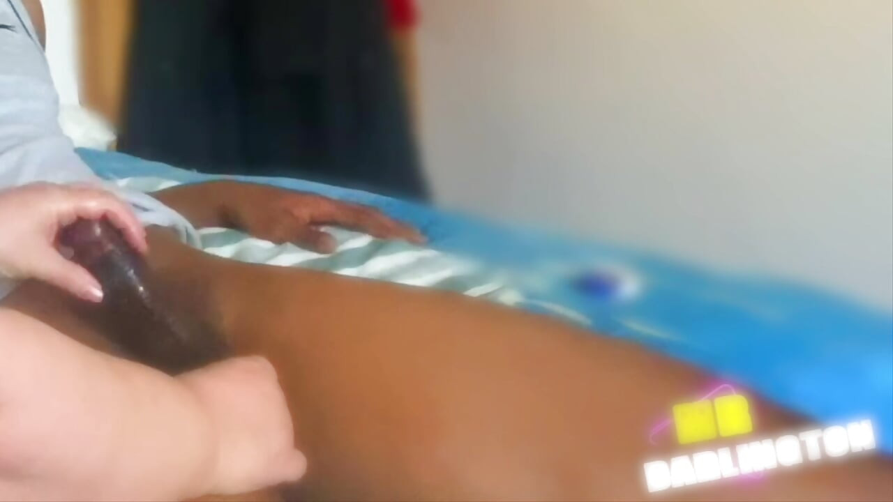 BBW Gilf Edging Black cock at home in the morning -  Swallows Huge Load From  BBC