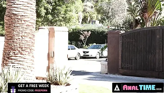 ANALTIME.XXX - Teen Babysitter Scarlett Alexis Gets Fucked In The Ass While On Duty