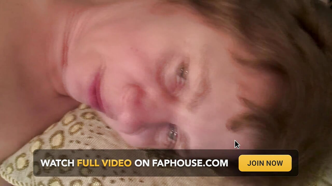 horny granny masturbates and then gets fucked