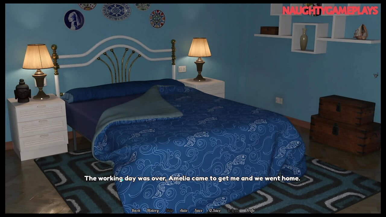 Cheating Wife Gives Old Man a Handjob While Husband is At Work - Perfect Housewife 05 By k4soft