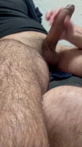 Must-see moment from "Sucking my friend's cock and making him cum with a spit-filled handjob"