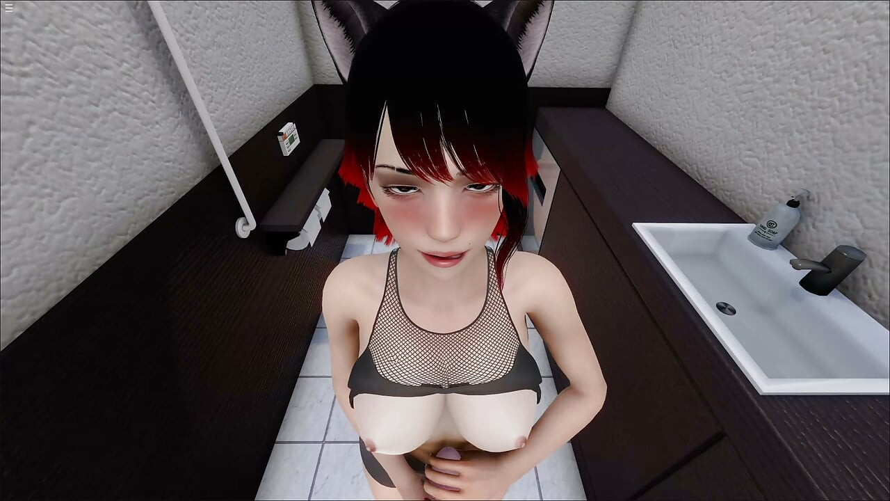 Stepsister Helping Her 18 Plus Stepbro With Mouth Inside Toilet