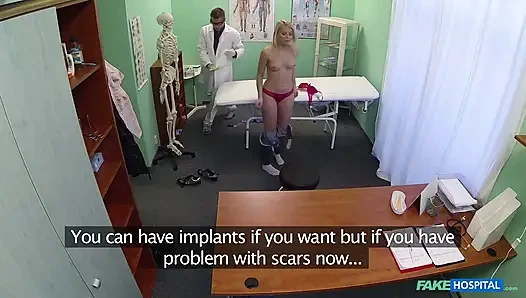 Fake Hospital - Curvy Blonde with a Bubbly Butt Takes Doctor's Naughty Offer for Pleasure