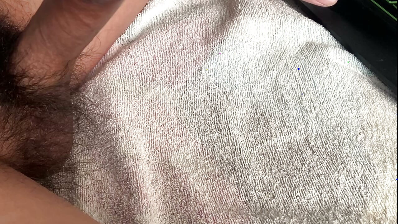 pov jerking off and shooting a thick load