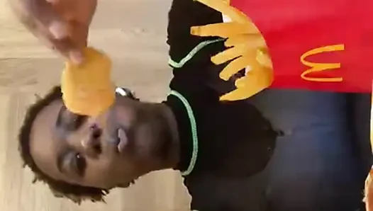 Public McDonald's Mukbang
