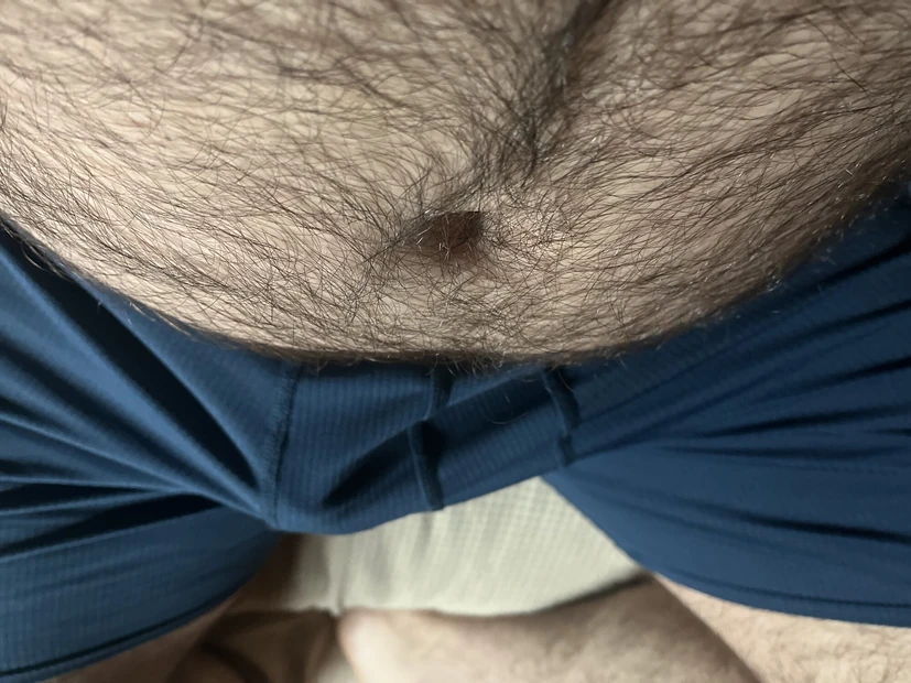 Mature bear jacking off