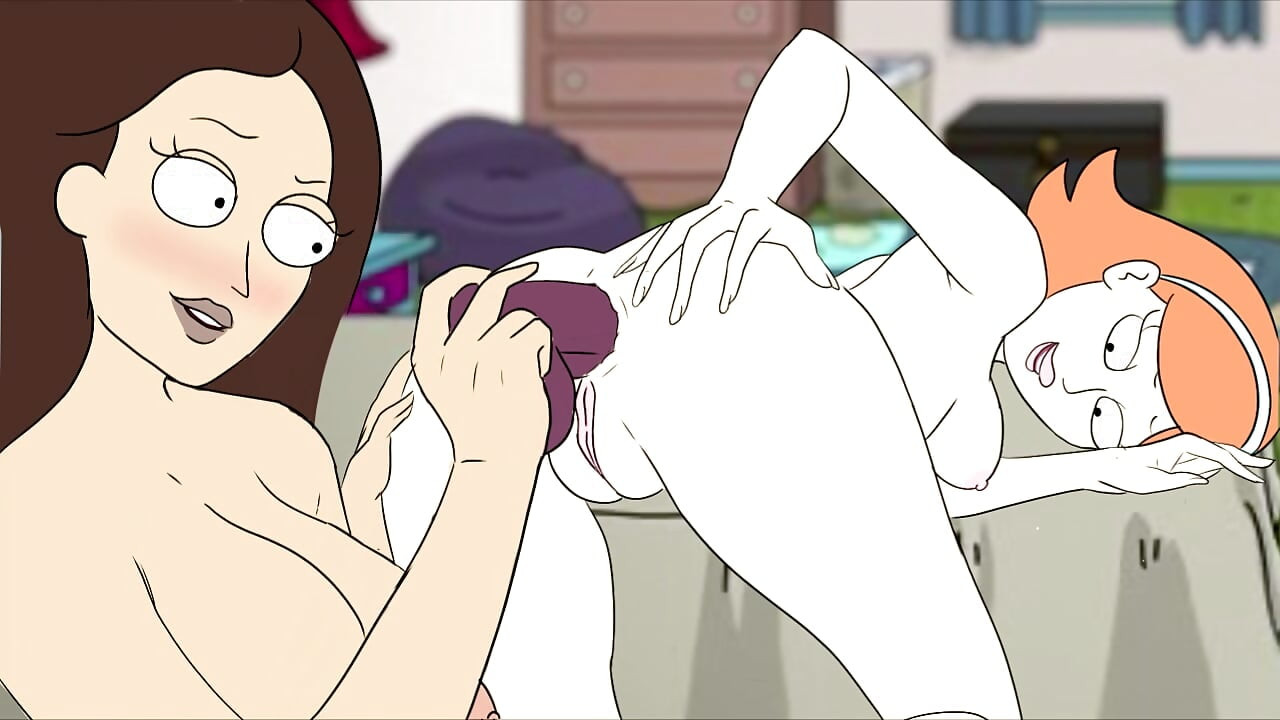 Jessica Moans As Tricia Lange Fucks Her With Dildo - Rick and Morty Cartoon