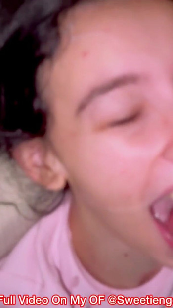 mischievous stepdaughter watches her stepfather pretend when her mom isn't home, and makes love by throwing her dad in… | Clip 1