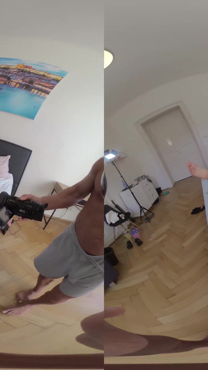 Epic moment from "Katy Rose & Mia Trejsi - Petite Redhead Creampied In Wild Easter Double Vaginal (dv) Orgy - Vr Part Three"