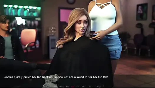 Awam sophia pamer toketnya di hairsalon.