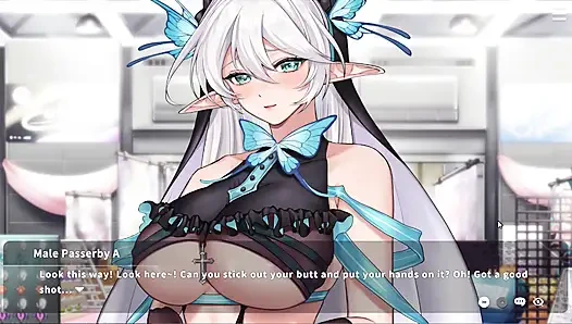 Hentai Game – Married Woman Cosplays Her Vtuber at Event & Has Sex - V-Lover