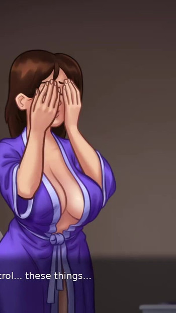 Emocionalni trenutak iz "Letnja saga igra ep. 2 – istraživanje grada i upoznavanje novih likova"