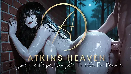 Atkins heaven - debut seks anal sadako: lubang pantat gadis cincin ini dibuat menganga lebar
