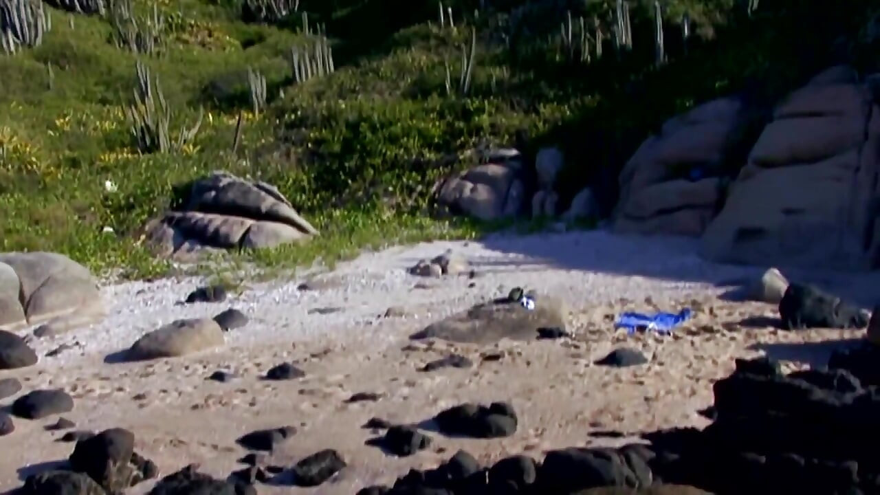 曬黑的騷逼和火辣的戶外性愛