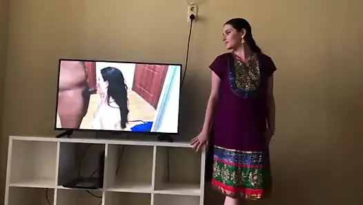 British Indian lady fucked with Indian