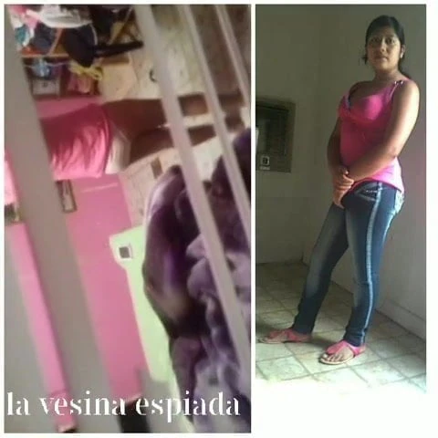 la vesina espiada