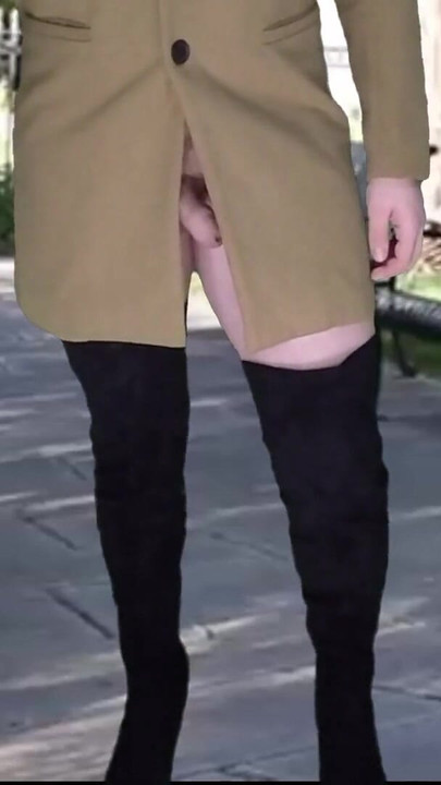 Iconic moment from "Shemale dick flash in public park"