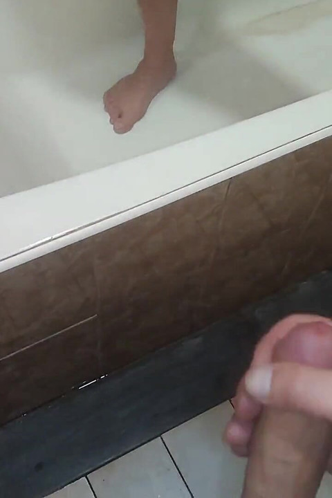 A Brunette Gets Pissed on