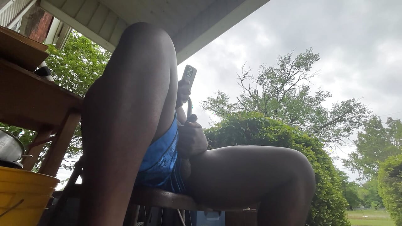 I Got Up Early In The Morning Just So I Can Have A Gooning Session On The Front Porch With Me Nutting