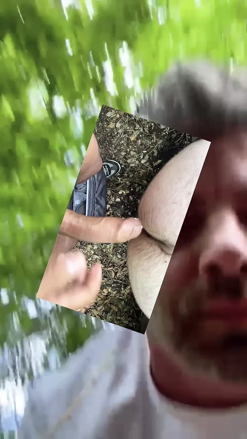 Married men in the woods looking for dick while the wife is somewhere