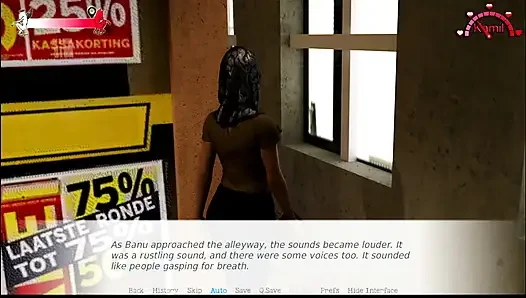 Life im Nahen osten # 8 - Banu träumte von 2 männern und sie spielte mit ihrer muschi, während sie an all die sex scens, die sie sah.