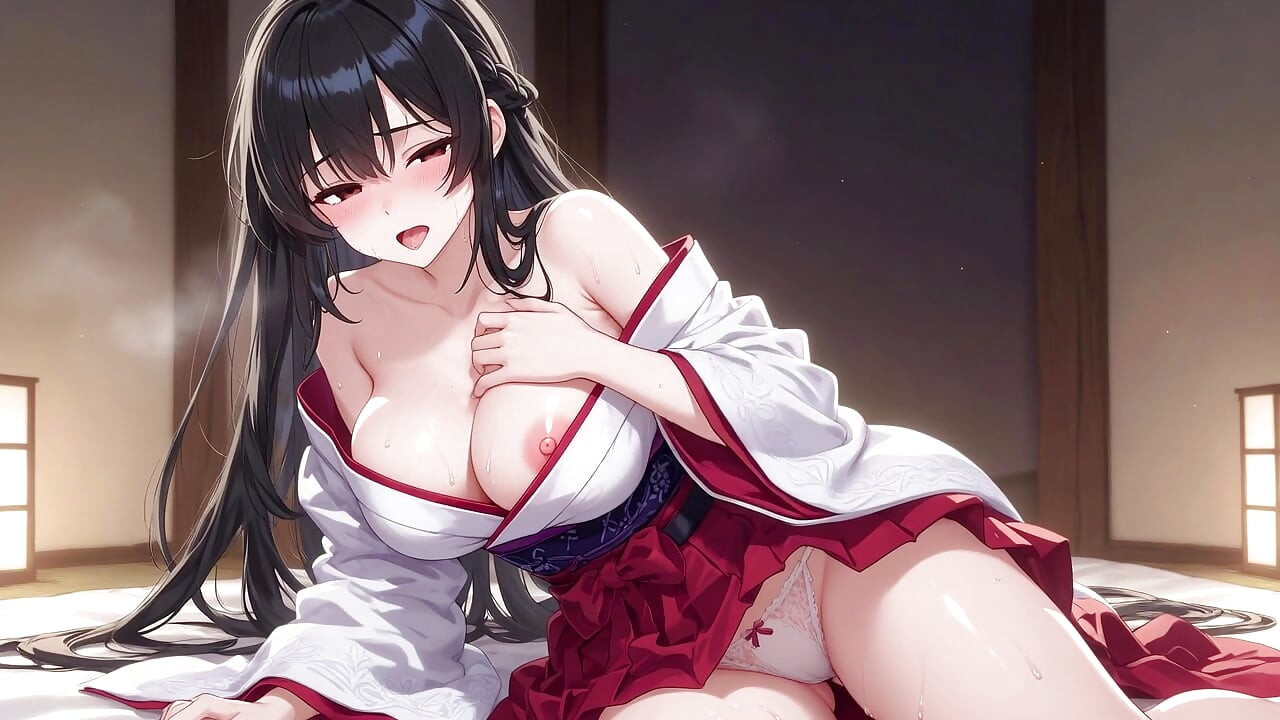 A Japanese big-breasted girl who loves to show off