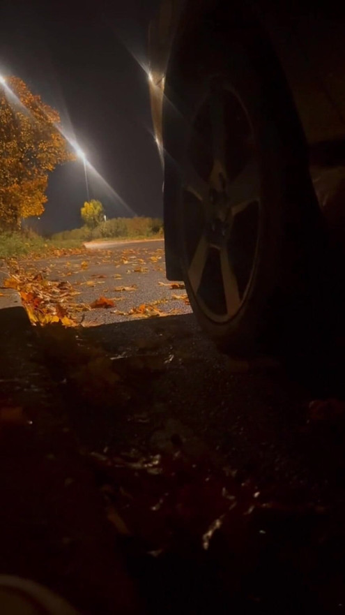 Lots of cars pass by me when I’m naked beside a busy road , anyone of them could have seen me | Clip 2