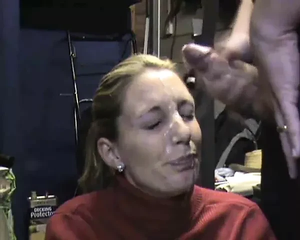 hard facial for submissive wife - sadistic husband