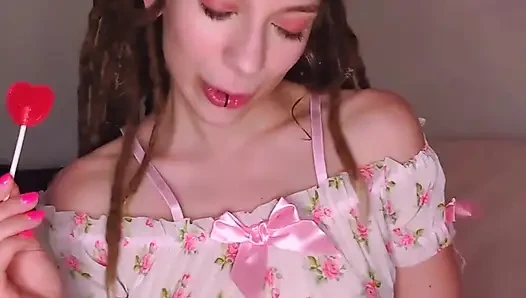 Eva Fay's Candyland Lollipop in My Pussy