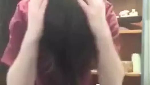 saçımı tararken ben