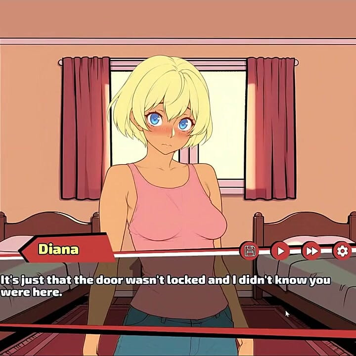 Futanari Have a Heart Too Futa Hentai Game Ep.1 Lesbian Romance with Her New Roomate!