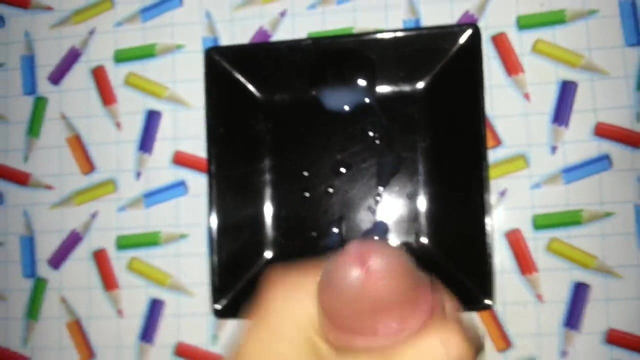 cum on table