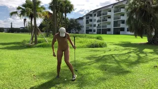 My wife plays golf 2 - public course